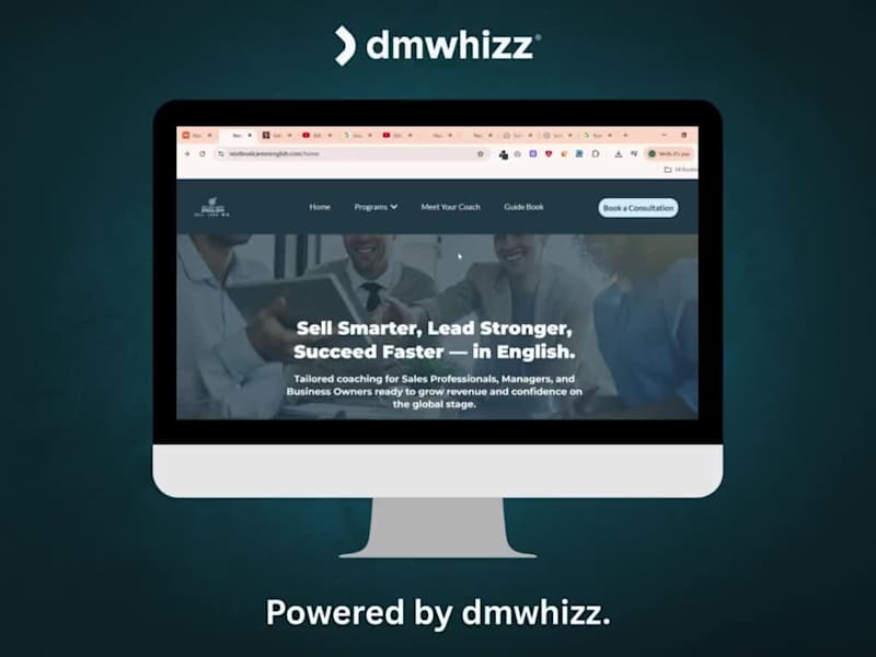 Cover image for Online Coaching Website for Language Fluency