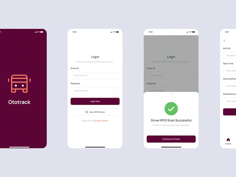 Cover image for Ototrack Mobile App: Digital Timesheet for Drivers