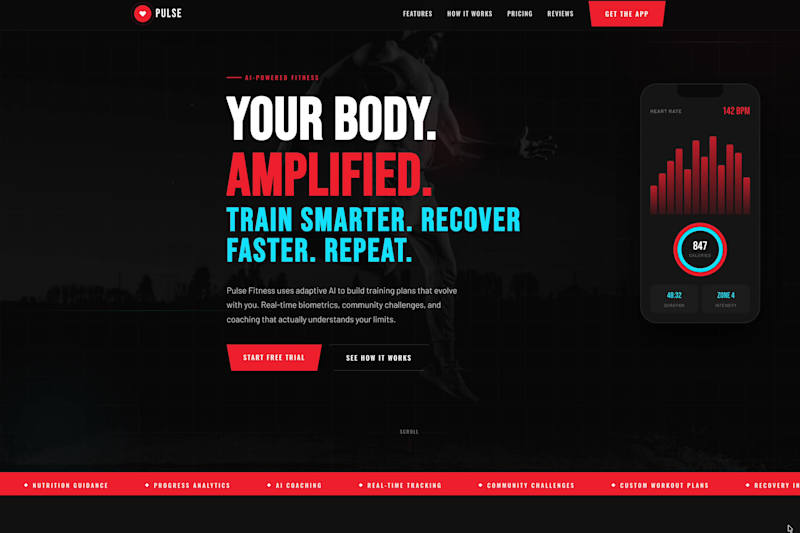 Cover image for Built a high-energy website for