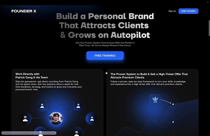 Cover image for FounderX — Website Design & Development