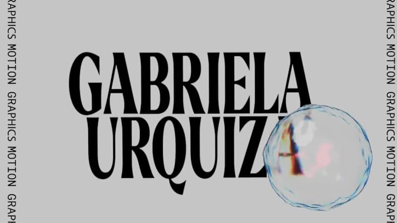 Cover image for Show reel Gabriela Urquiza
