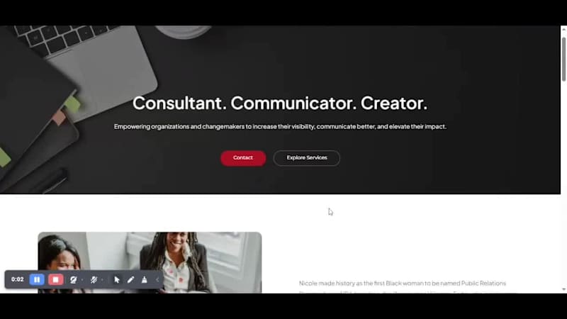 Cover image for Revamping Nicole’s Brand: A Modern PR Website That Converts