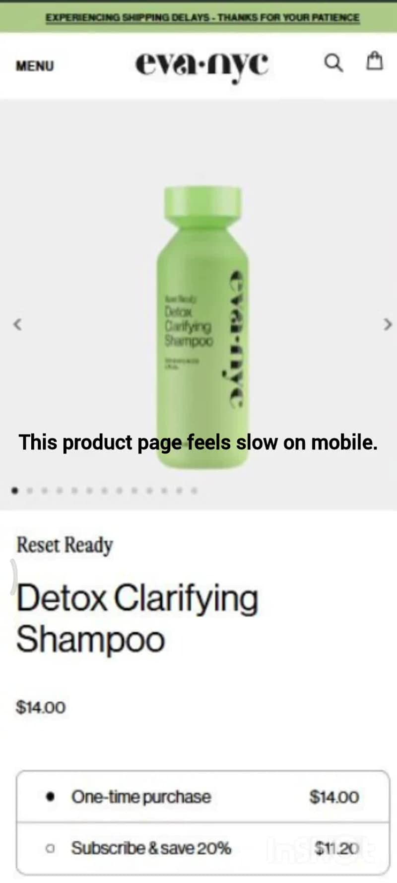 Cover image for Mobile product pages lose sales