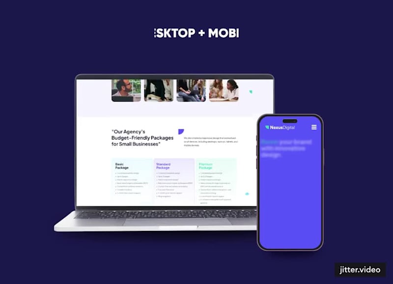 Cover image for I designed a beautiful, responsive website for a digital age...