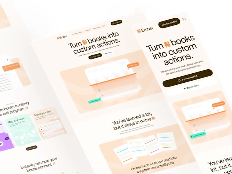 Cover image for Ember Landing Page