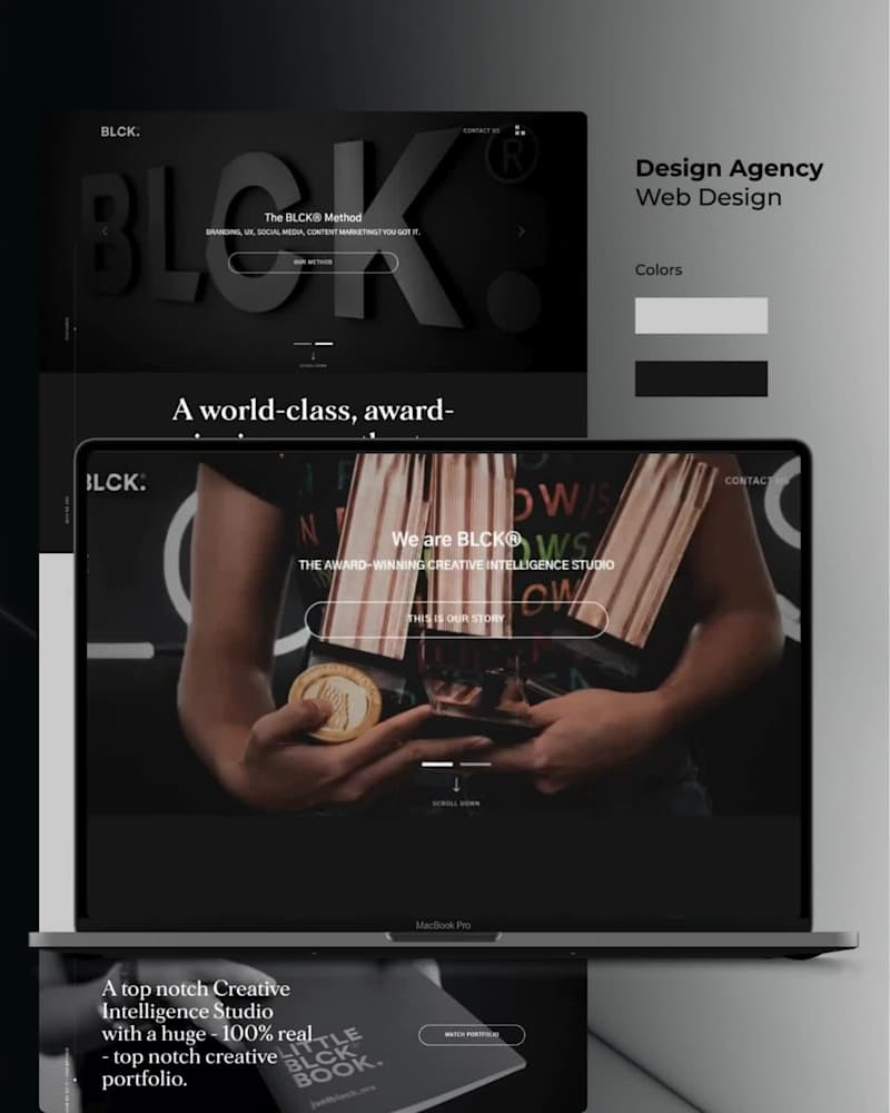 Cover image for BLCK – Creative Studio Website