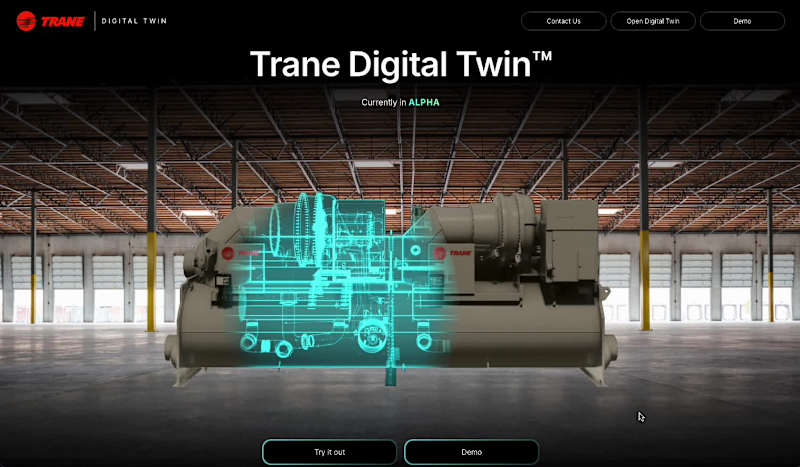 Cover image for Trane | Interactive Website Header