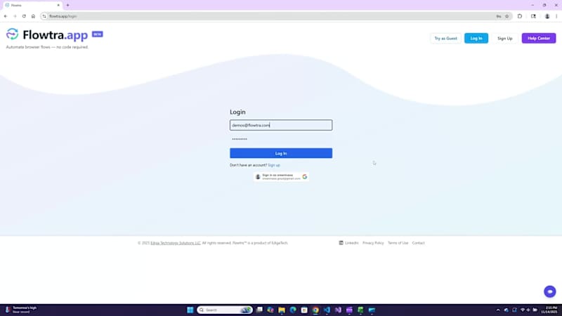Cover image for API → Web Form Automation with Flowtra Demo of Flowtra pulli...
