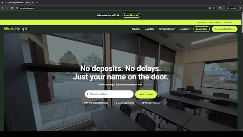 Cover image for Office Booking Platform | WorkSimple

A