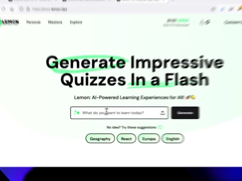 Cover image for Lemon: AI-Powered Learning Experiences for