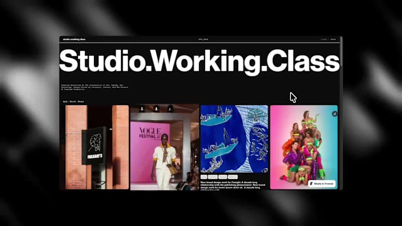 Cover image for Minimal One-Page Portfolio Design in Framer