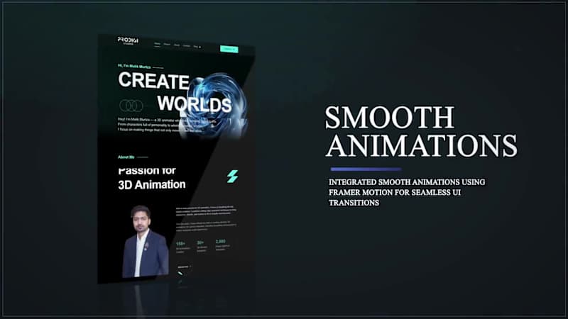 Cover image for Modern Portfolio Website Development