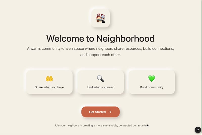 Cover image for Neighborhood Resource Sharing Platform
Built a