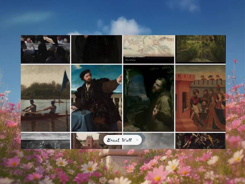 Cover image for Infinite access to the World’s Art Great Wall is a gallery b...