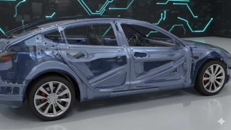 Cover image for Tesla XRAY view Video created
