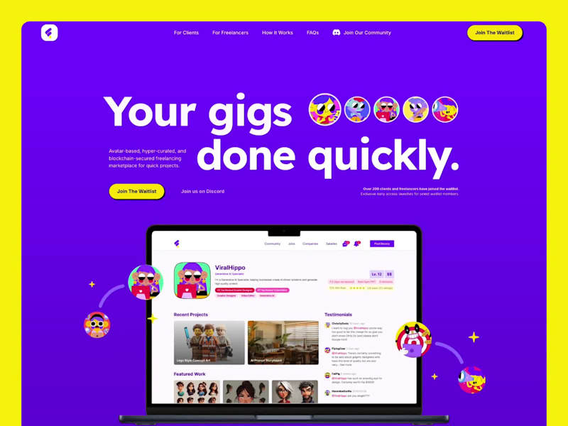 Cover image for Fun and Engaging Landing Page for Fillr