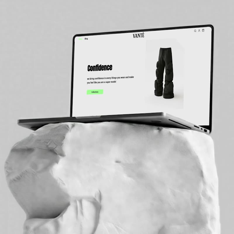 Cover image for VANTE E-Commerce Landing Page