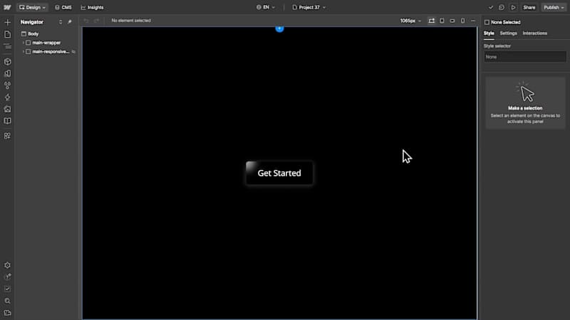 Cover image for One simple button hover 👆