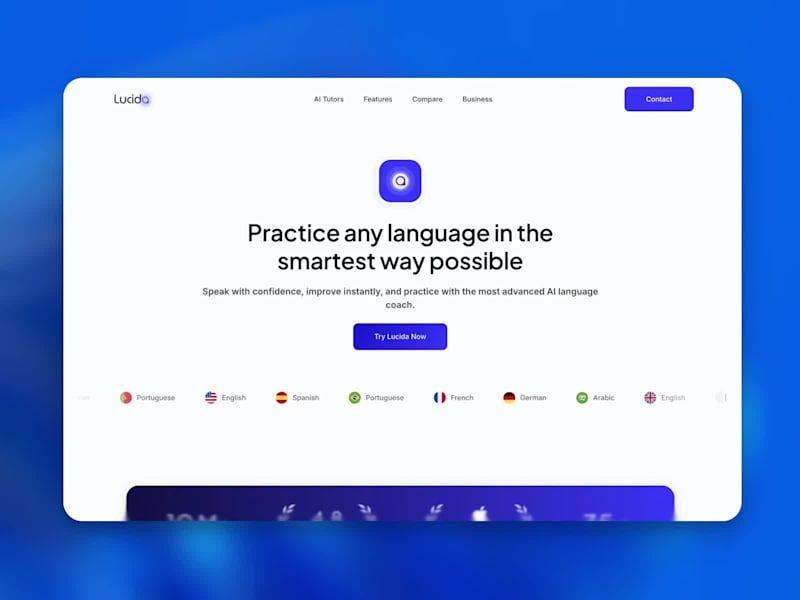 Cover image for Lucida AI Website & Brand Communication