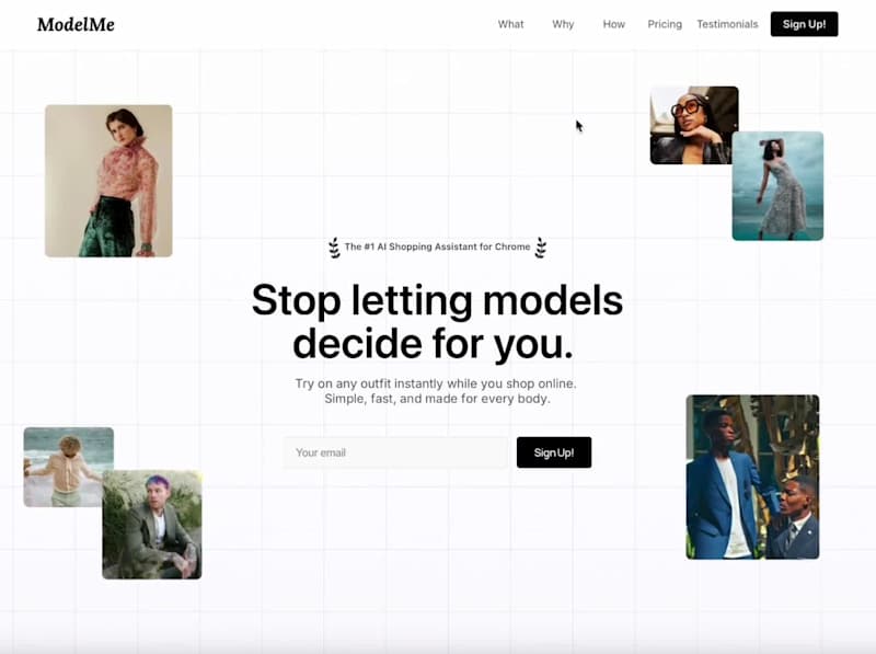 Cover image for Landing page design & development in Framer for an AI startup.