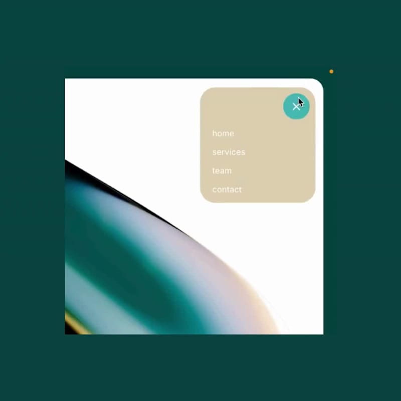 Cover image for My favorite component to design in the last project I shared...