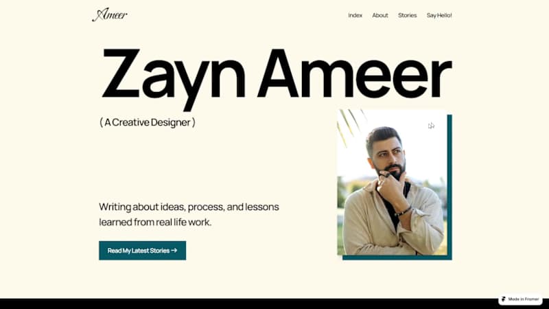 Cover image for A simple, easy-to-customize personal blog template "Stories"...