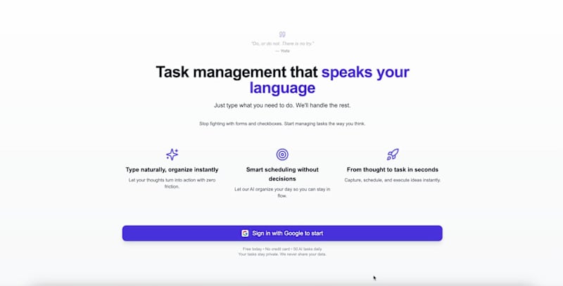 Cover image for Production SaaS task manager built on natural language proce...