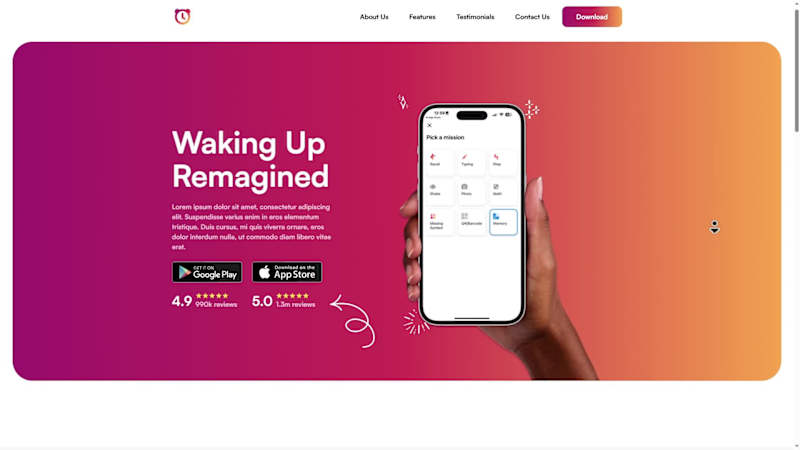 Cover image for A complete hero section built in Webflow.