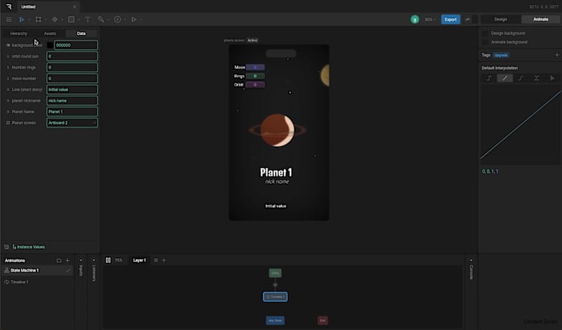 Cover image for Unveiling My Rive Contest Entry: A Galactic Adventure for Yo...