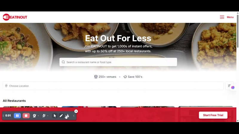 Cover image for Eatinout – Subscription-Based Restaurant Deals Platform A su...