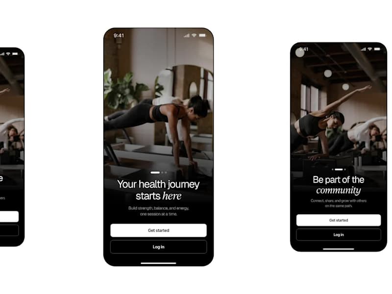 Cover image for Welcome Screens for Pilates App