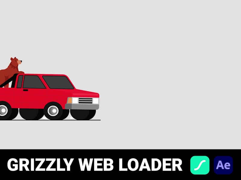 Cover image for Grizzly Web Loader Animation for Tyres and Wheels Website