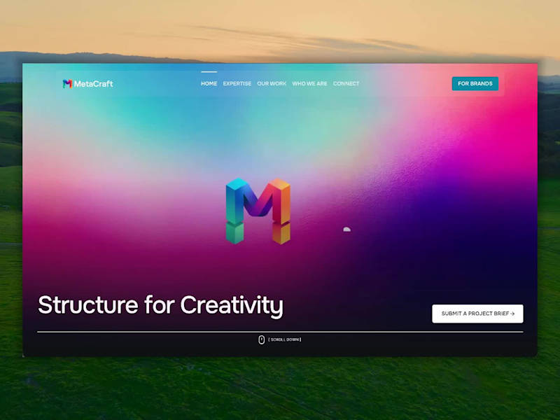 Cover image for MetaCraft- Creative Studio Website Redesign