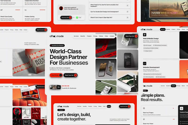 Cover image for Off-Mode Website Redesign and Development