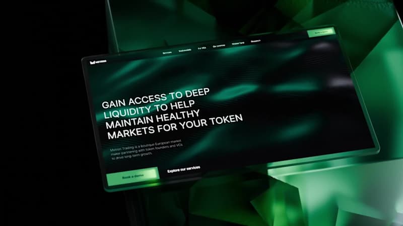 Cover image for Metron Trading - Web3 Market Maker Brand, Platform and Website