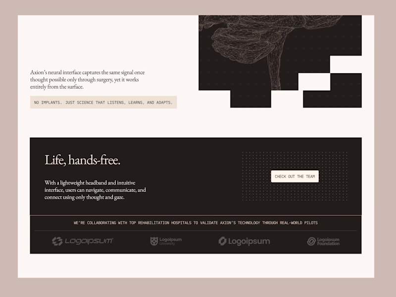 Cover image for Axion Click Website Design and Framer Implementation
