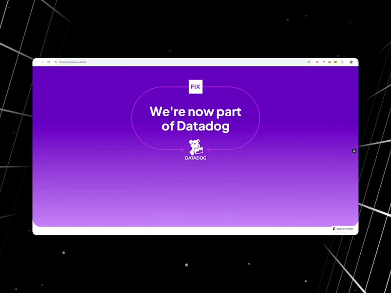 Cover image for FIX Security Website and Dashboard Redesign