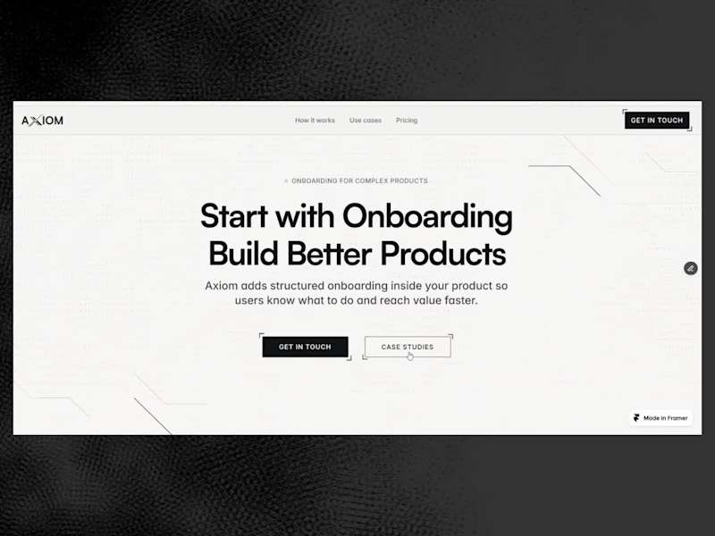 Cover image for Axiom Structured SaaS Landing System