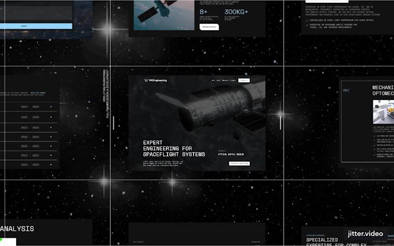 Cover image for Framer One-Page Website | US Space Engineering Startup
