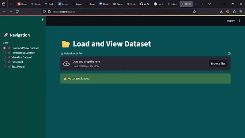 Cover image for Data Analysis and Prediction Website
