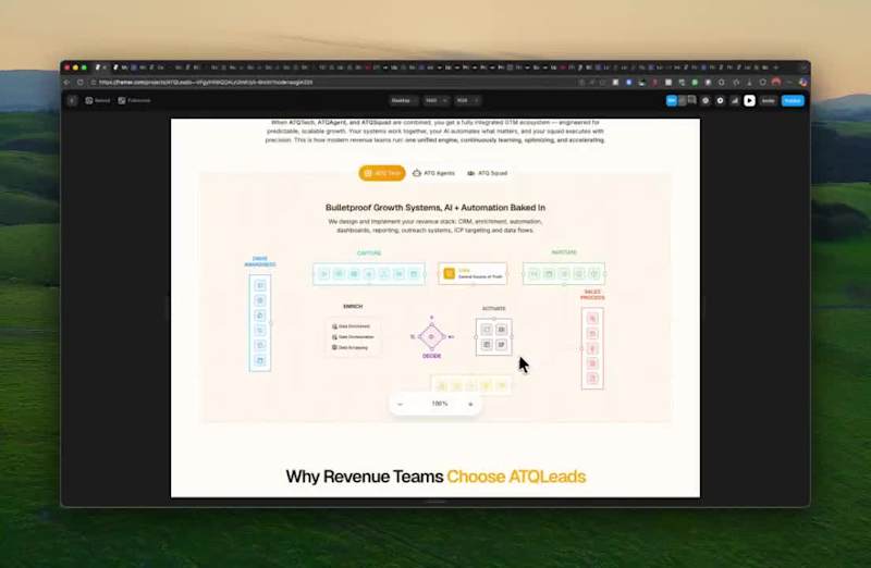 Cover image for Build this awesome interactive diagram section in @framer (h...