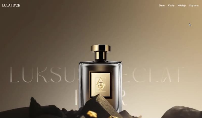 Cover image for Luxury cosmetics website