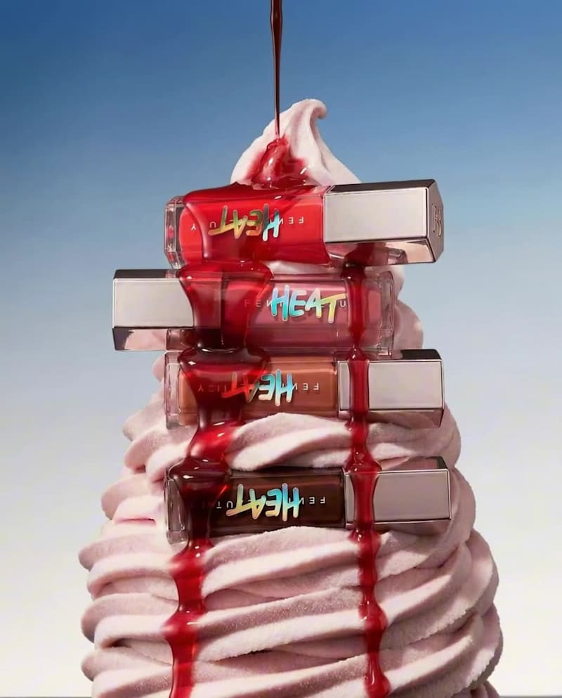 Cover image for AI Beauty Campaign Visuals — Gloss Bomb Heat (Spec)