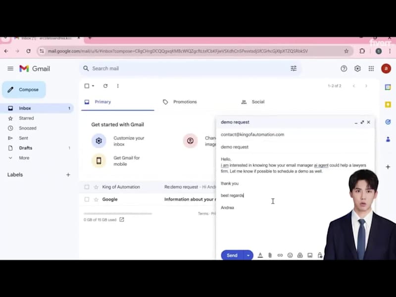 Cover image for Inbound Mode Email Manager AI Agent