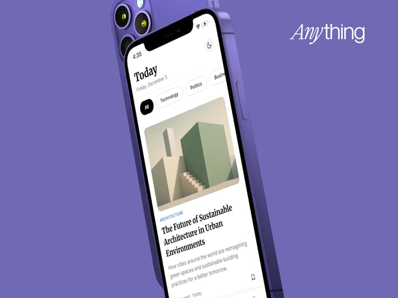 Cover image for Minimal News Reading App Design