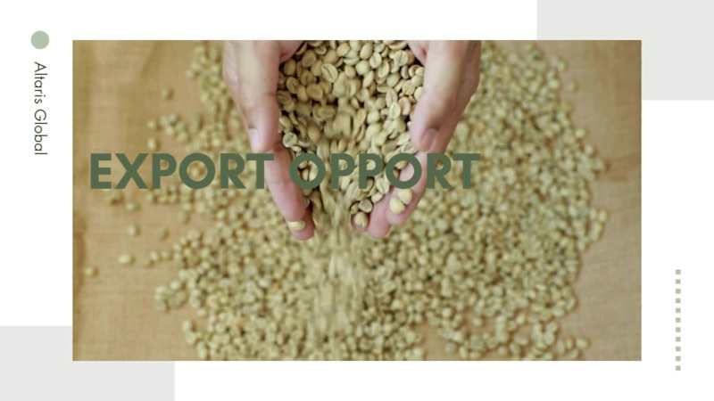 Cover image for Global Market Analysis for Indonesian Green Coffee Beans