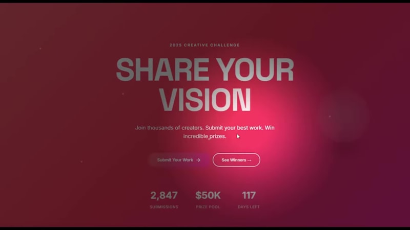 Cover image for What if a landing page could respond to your every move? 🤔 ...