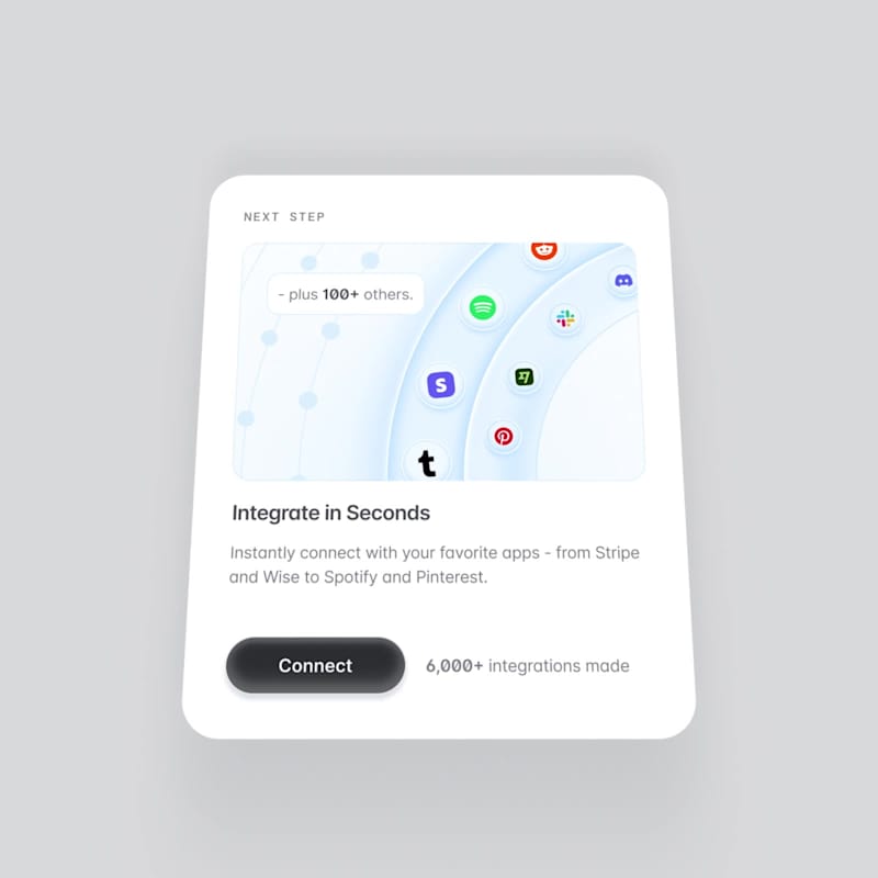 Cover image for Card component highlighting seamless connectivity - with a b...