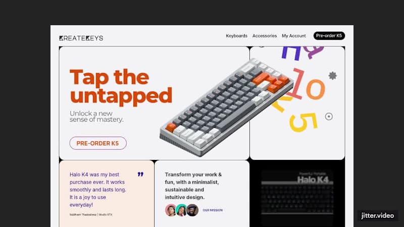 Cover image for I love custom keyboards. So, I gave Jitter a shot today to b...