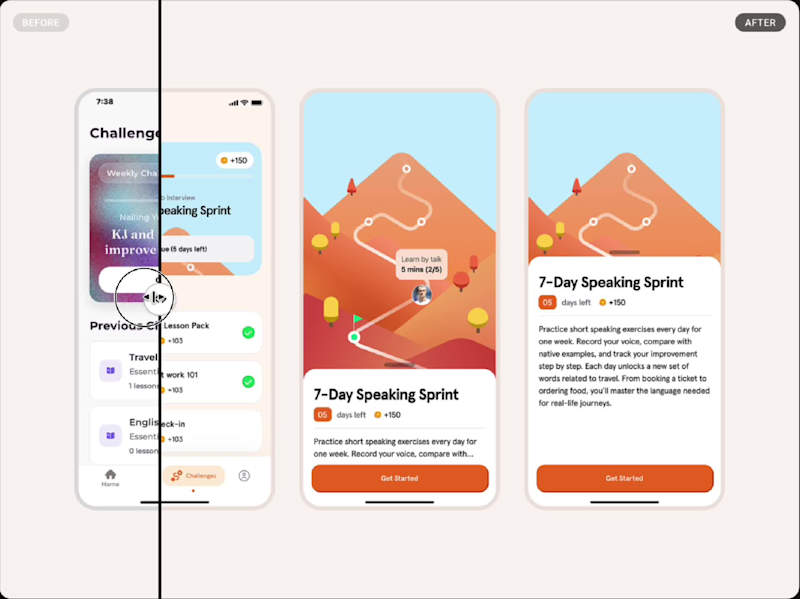 Cover image for Weekly Challenge Redesign for AI learning App